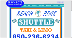 Desktop Screenshot of beachboysshuttle.com